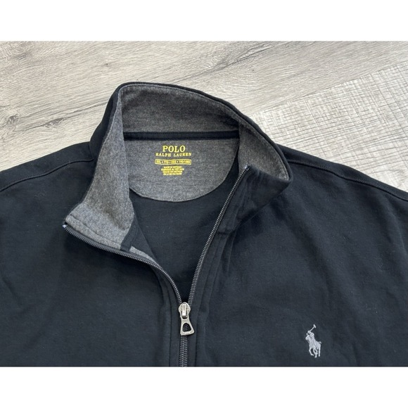 Polo Ralph Lauren Men's Black Full Zip Jacket Size XXL 2XL - Picture 2 of 8
